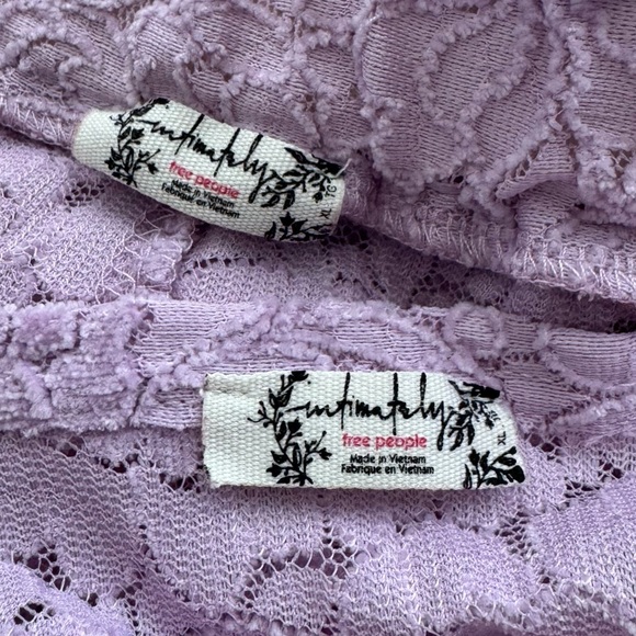 Free People Cloud Ride Lace Lounge Set XL Lavender Purple - Picture 6 of 9